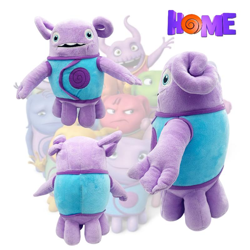 Oh Home Dreamworks Plush Toy Stuffed Doll Purple Alien Game Home Decor Kid Gift