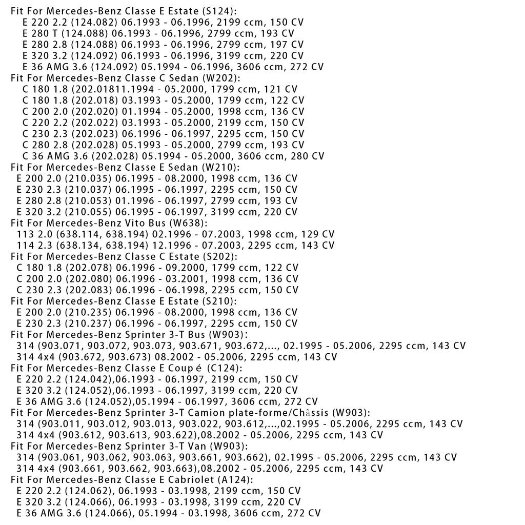 1Pcs Fuel Injector For Mercedes-Benz 300E/SE/TE/CE E320 C280 C36 0280155209