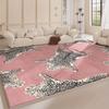 Velvet Machine Washable Mat Vintage Floral Indoor Floor Decoration Low Velvet Bedroom Soft Modern Fashion Color Comfortable