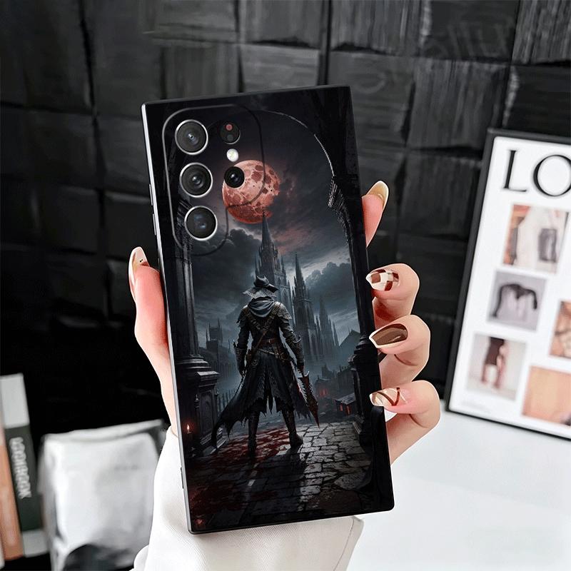 B-Bloodborne Game Soft Phone Case for Samsung Galaxy S26 S25 Edge S24 Ultra S23 Plus S22 S21 FE S20 Black Cover Back Shell