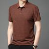 Short Sleeve Polo Shirt for Men Summer New Print Casual Fashion T-shirt Simple Style Lightweight Male Streetwear Cool Feeling