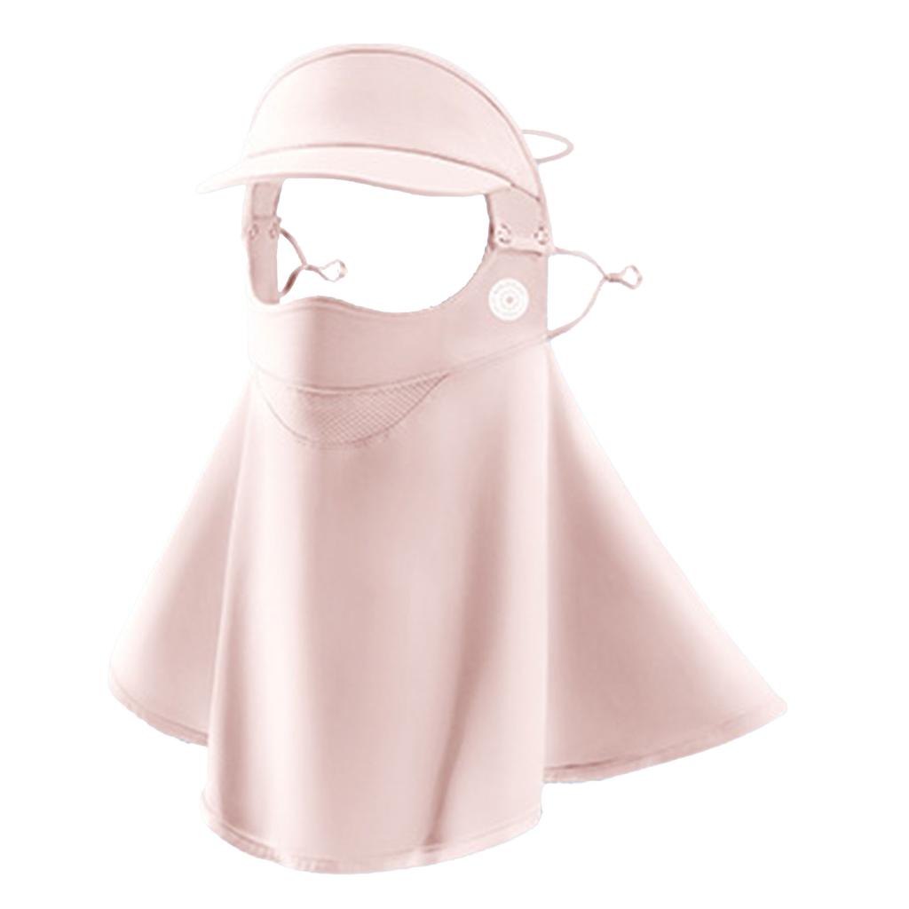 Eis Seide Sonnenschutzmaske Mit Abnehmbarem Schirm Mode Atmungsaktiv Dünn Spurlos Maske UV-Schutzmaske Für Outdoor-Sport
