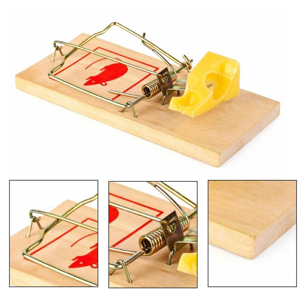 2 Stück Holz Mehrzweck Fliegenklatsche Für Einfache Und Bequeme Ultraschall Mäuse Und Ratten Mausefalle
