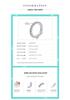 S925 Sterling Silver Moissanite Band Ring for Women - European American Style