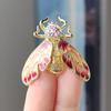 Bee Brooch Painted Oil Insect Cicada Brooch Accessory Corsage