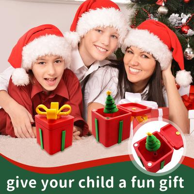 3D Printed Fun Gift Box, Prank Gift, Birthday Gift, Holiday Gift, With -up Christmas Tree