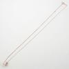 [Used] K10PG Diamond Flower Necklace/j12-14