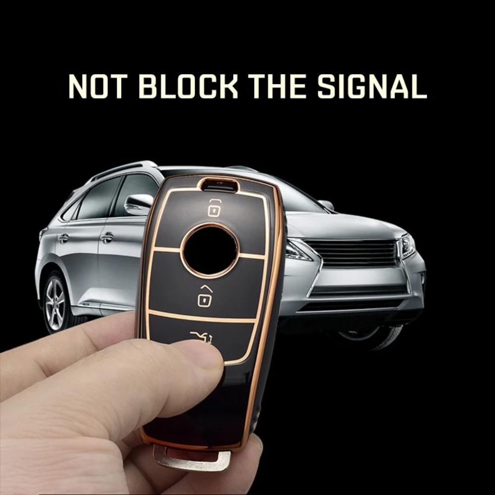 Fashion TPU Car Remote Key Case Cover Shell for Mercedes Benz A C E S G Class GLC CLE CLA GLB GLS W177 W205 W213 W222 X167 AMG