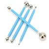 4Pcs Cake Metal Ball Dotting Sculpting Modeling Tool Set for Cake Fondant Decoration