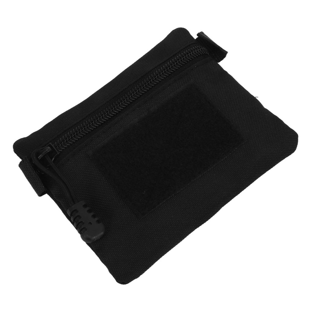 Münzbörse Schwarz Hüftgeldbörse Nylon Tragbare Aufbewahrungstasche für Outdoor-Reisen