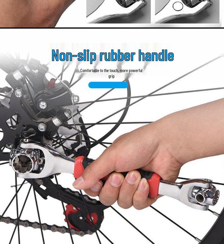 48-in-1 Multi-functional Ratchet and Hex Socket Wrench Tool