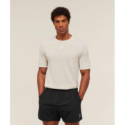 LighTweighT Seamless T shirT Pebble Grey whiTe A2c7m Gcf1