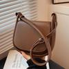 Wholesale French Retro Premium Sense Simple Saddle Bag Femininity Versatile Foreign Style Commuting Shoulder Messenger Bag