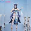 Lauma Cosplay Kostým Genshin Impact Lauma Paruka Šaty Frostmoon Scions Pokrývka hlavy Náramek Doplňky Halloween pro Ženy Dívky