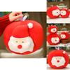 Festive Apple Santa Claus Plush Figure Ideal For Holiday Gifts And Cozy Home Accents