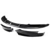 For BMW 1 Series E82 M Sport 2007-2013 Car Front Bumper Lip Splitter Diffuser Spoiler Protector Glossy Black Carbon Fiber Look