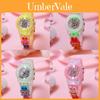 Cartoon Childrens Led Light Up Quartz Watch With Night Glow For Kids And Students