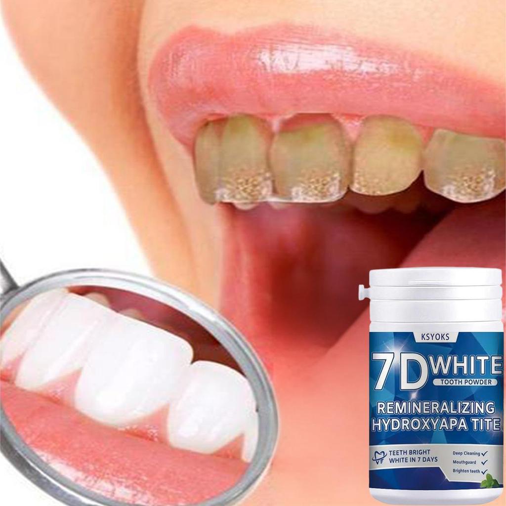 Teeth Turn White Within 7 Days, As If Illuminated, Becoming Transparent and Clean