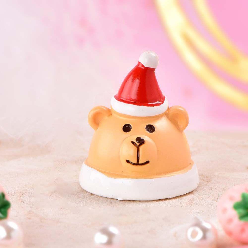 

Xmas Resin Snowman Christmas Decoration Micro Landscape Miniature Figurine Fairy Garden Ornament 1