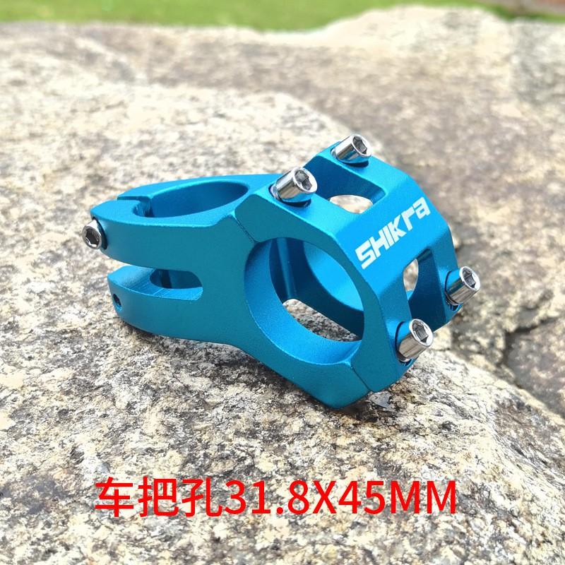 Aluminum Alloy Mountain Bike Stem 31.8mm Handlebar Clamp 45mm Length Lightweight Hollow Design