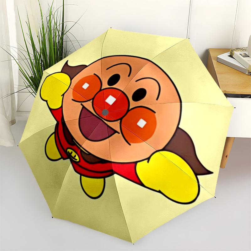 

1pc Anpanman Automatic Open/Close Umbrella - Compact Travel Umbrella with 8-Rib Durable Frame, Portable for Commuting, yy251023028