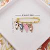 Creative Alloy Kitten Brooch Pin Badge & Bag Accessory
