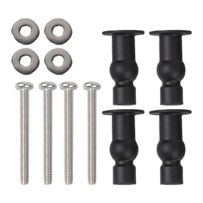 4Pcs Toilet Seats Screws Toilet Seats Hinges Bolt Expanding Rubber Top Fixings Screw Fixings Blind Hole Fittings Enduring