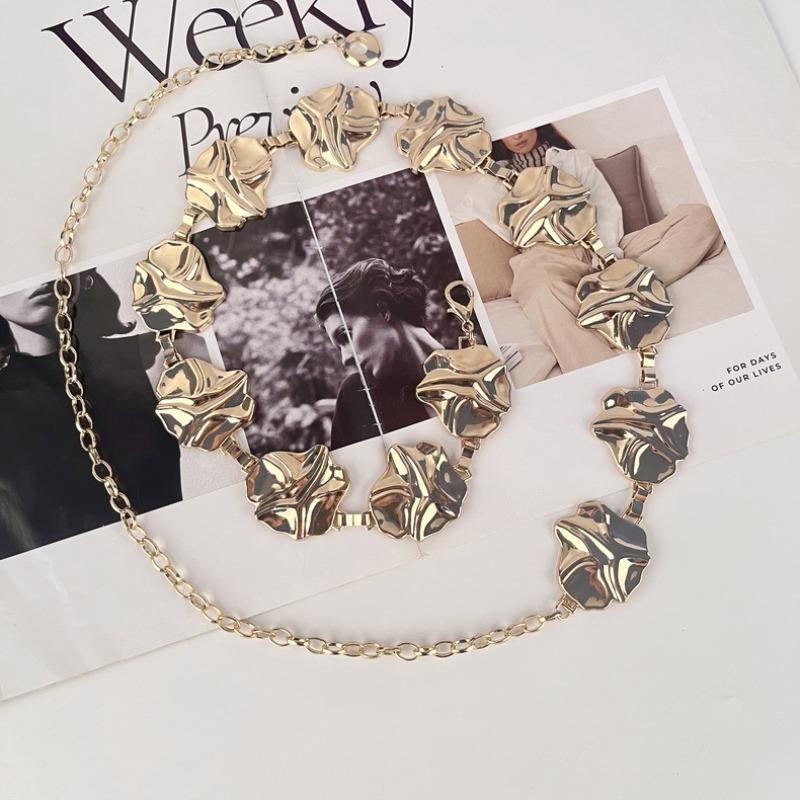 Mei Mary European and american metal waist chain - women's belt - trendy & unique skirt accessory