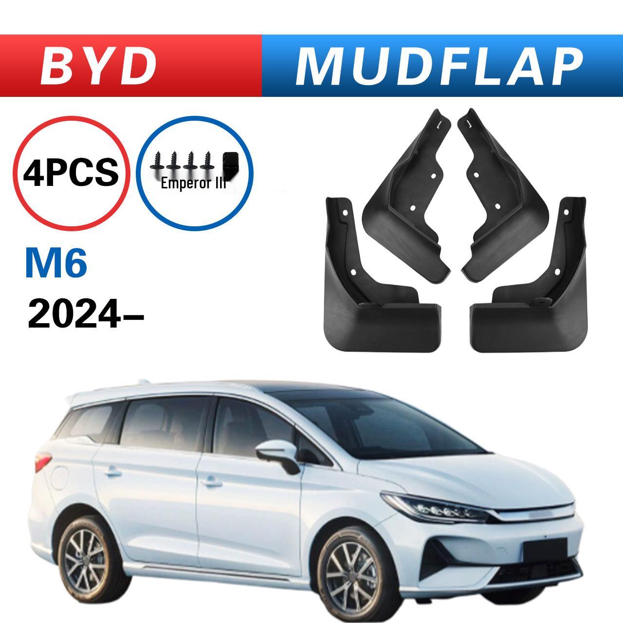 2024 BYD M6 Mud Flaps - Auto Accessories for Modification
