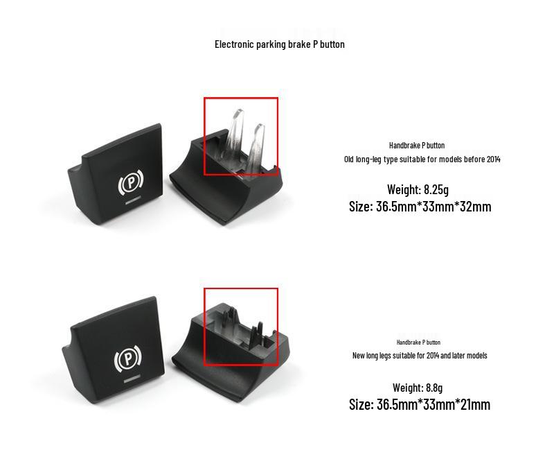 Electronic Handbrake Switch for BMW F10 5/6/7 Series, X5, X6 - Gear Shift Brake P & AUTOH Button