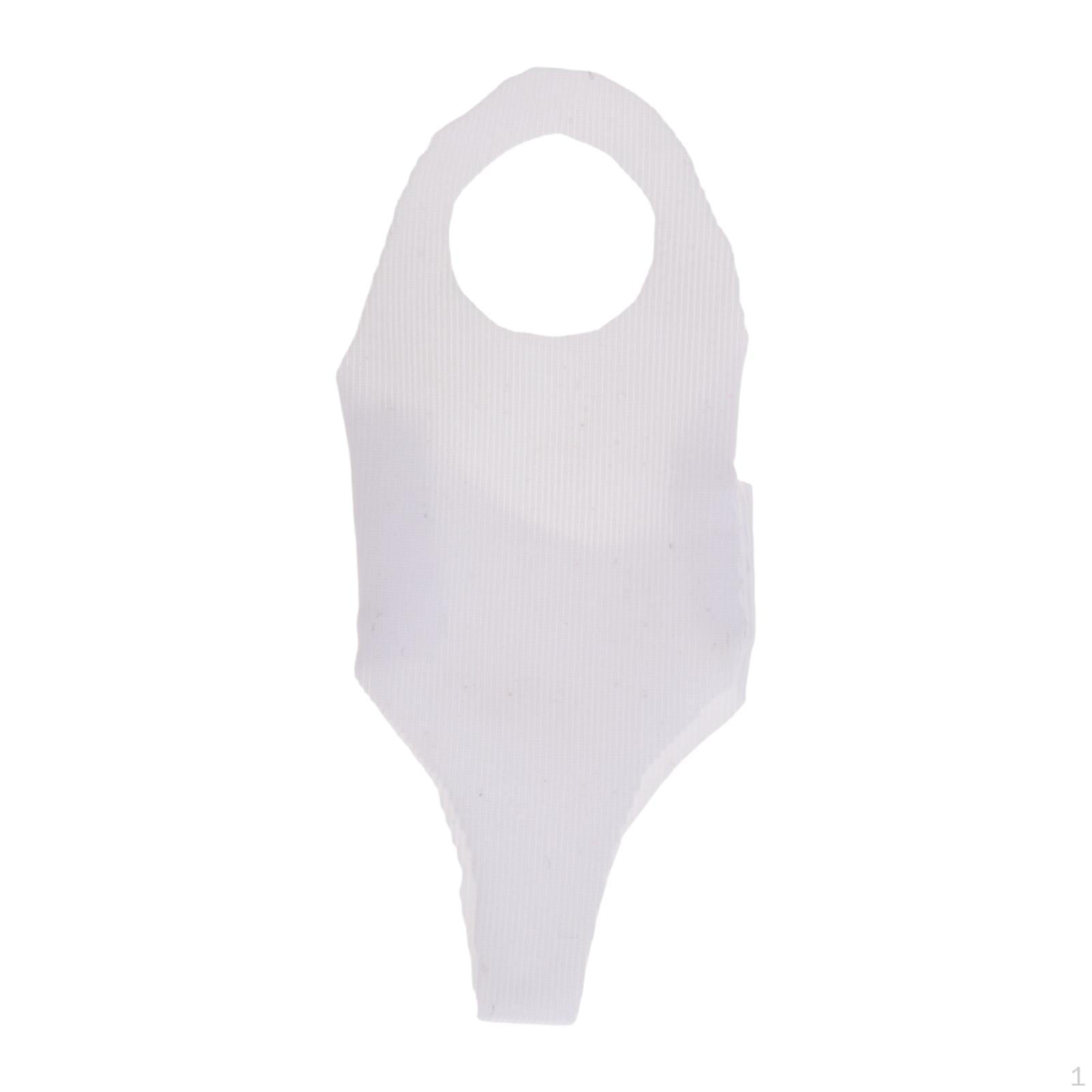 

1/12 Female Action Figure Wardrobe, Swimwear Ensemble for 6 Inch Dolls білий