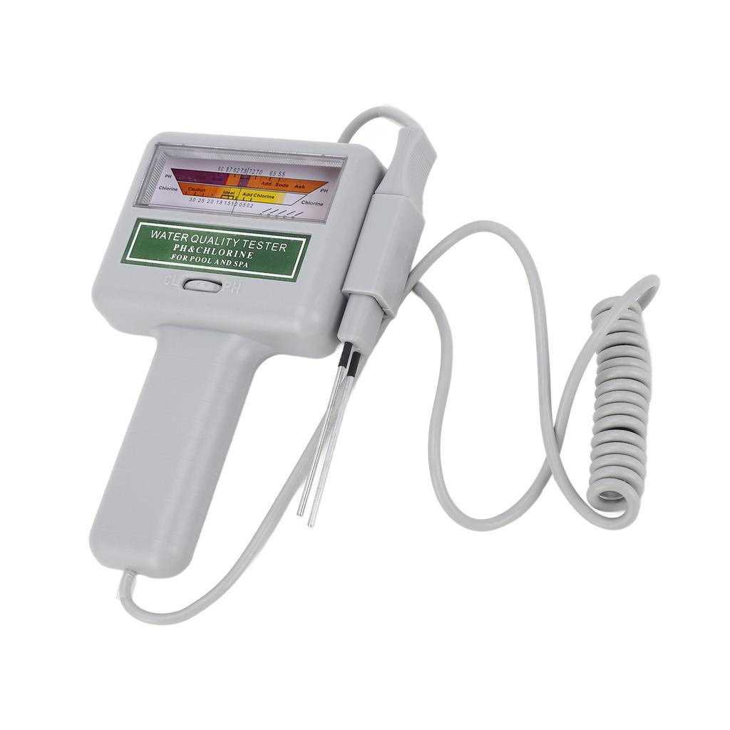 Portable PH Meter Water Quality Monitor for Pool Spa with Large Screen Easy to Operate Lightweight Compact Design