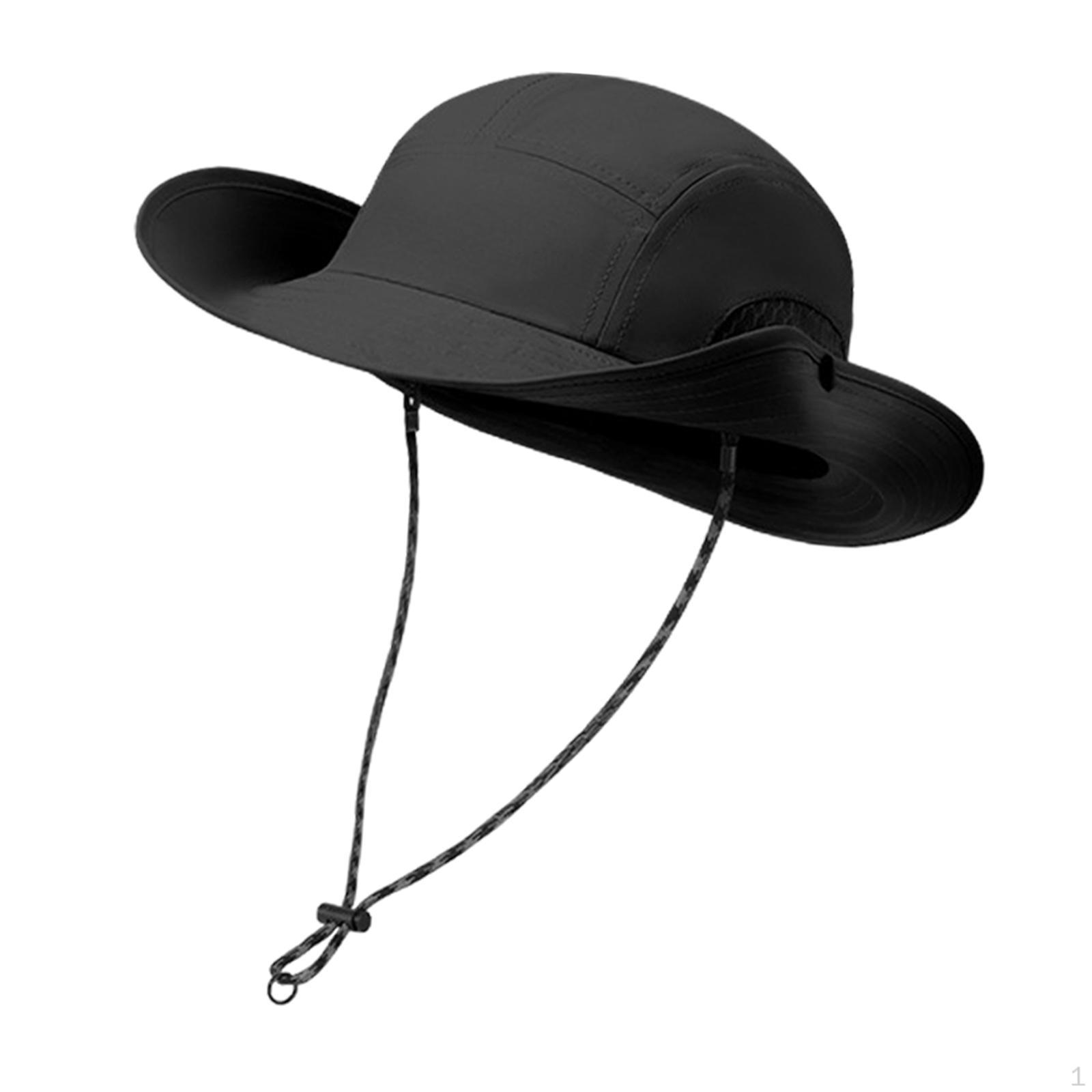 

Панама-шляпа для рыбалки, солнца, летняя пляжная кепка для путешествий на открытом воздухе, прогулок, садоводства L чёрный