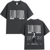 Y2k Hip Pop Tops ELADIO CARRION DON KBRN WORLD TOUR 2025 Merch  Fashion Pop Music Print Cotton Casual Loose Tshirt Unisex