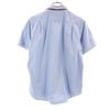 BEAMS Short Sleeve Oxford Shirt M Blue Purple Men's Used