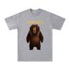Hoppers Movie T-shirts Animation Graphic Tee Beaver and Bear Funny Cartoon Print Clothing Unisex New Pure Cotton T-shirt