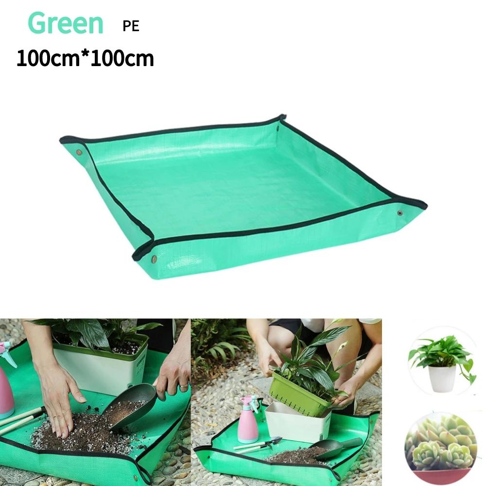 Planting Mat 30cm-100cm Gardening Potting Pad Foldable Garden Plant Flower Pot Flower Pots Transplanting Mats Waterproof Potting