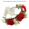 Bridal Flower Crowns For Wedding Floral Garland Crowns Hair Wreath Boho Flower Headbands Women Bridal Floral Headbands