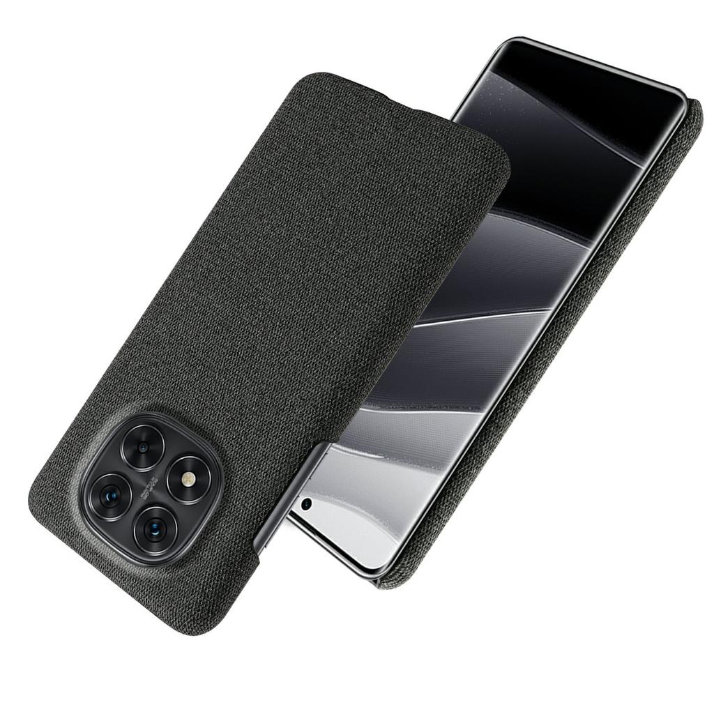 For Xiaomi Redmi Note 14 Pro 5G/Poco X7 5G Phone Case Cloth Texture Anti-Scratch Protective PC Back Cover