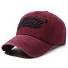 Hat Men'S Spring And Autumn Washing Embroidery Alphabet Baseball Cap Retro Peaked Cap Women'S Tide Casual Shade Sports Sun Hat