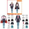 Hexed Billie Cosplay Costume Set For Anime Stage Performance Polyester For Women