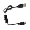 USB Charging Data Switches Cable, USB To Mini USB Charge Cable with ON/Off Switches for Hard Drive Camera Tablet Phone