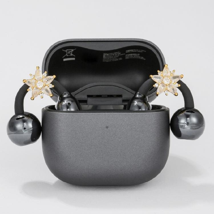 Earphone Ear Clips Jewelry Ear Buds For Freeclip 1 2 Earphone Ear Clip Antislip Secure Lock Star Pattern Alloy and Zirco