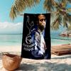 proof beach towel with Tottenham Hotspur F pattern - soft,absorbent,quick-drying,machine washable - perfect for swimming,camping,bathing