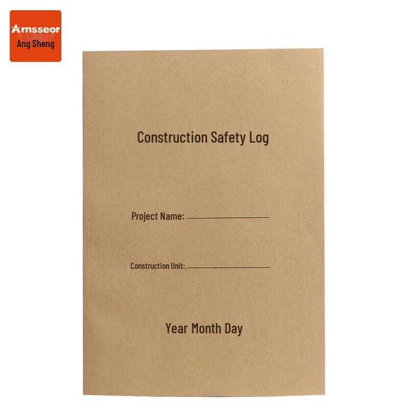 A4 Construction Safety Logbook (10-Pack)