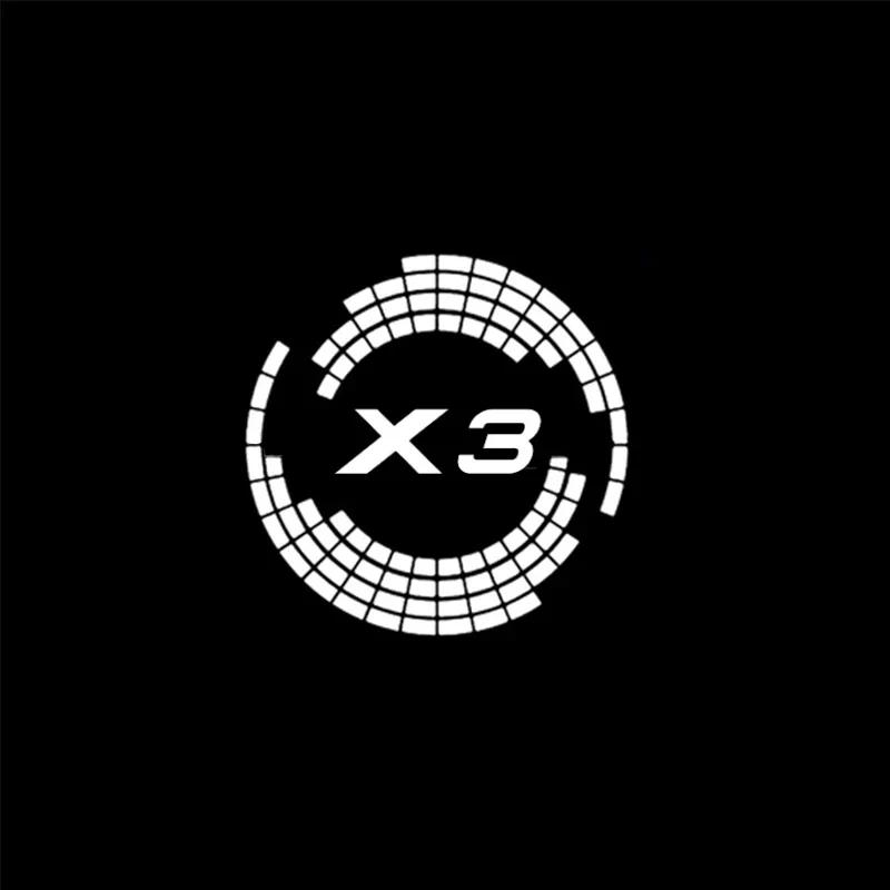 2PCS LED Light Car Emblem Door Welcome Projector Lights Ghost Shadow Courtesy Lamp For BMW X3 G01 2018- Decor Accessories