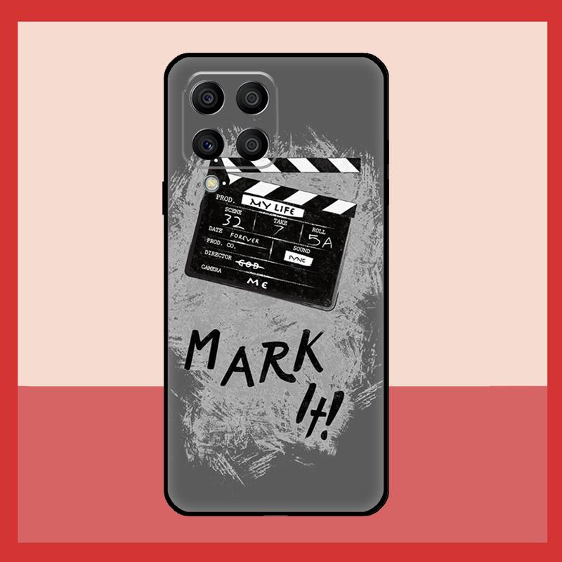 Clapper Board Case For Samsung Galaxy M31 M21 M13 M33 M53 M15 M35 M55 M16 M36 M56 M12 M32 M52 M14 M34 M54