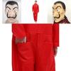 Leichtes Salvador Dali Money Heist La Casa De Papel Kostüm und Masken-Set