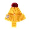 Knitted Dog Hat Cat Pompon Hat Winter Warm Hat with Ear Holes for Small Dogs And Cats Daily Wear Photography Prop