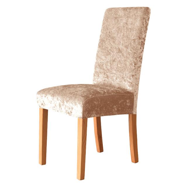 Shiny Fabric Chair Cover Used For Dining Room Kitchen Wedding Banquet Event Spandex Elasticized Chair Covers Exquisite New Home Decor Seat Case